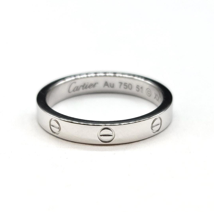Bague Alliance CARTIER Love PM en or blanc