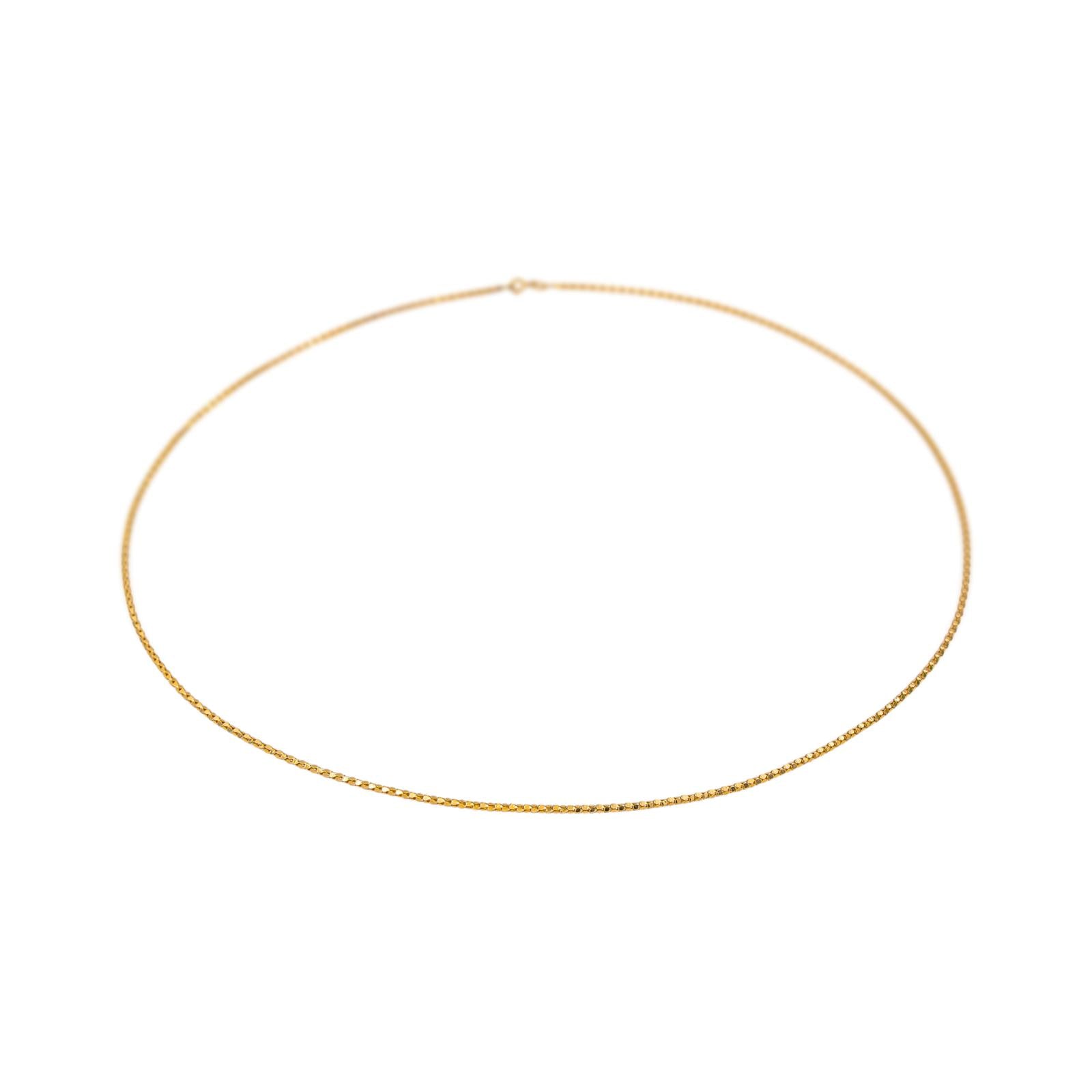 Link chain Necklace Yellow gold