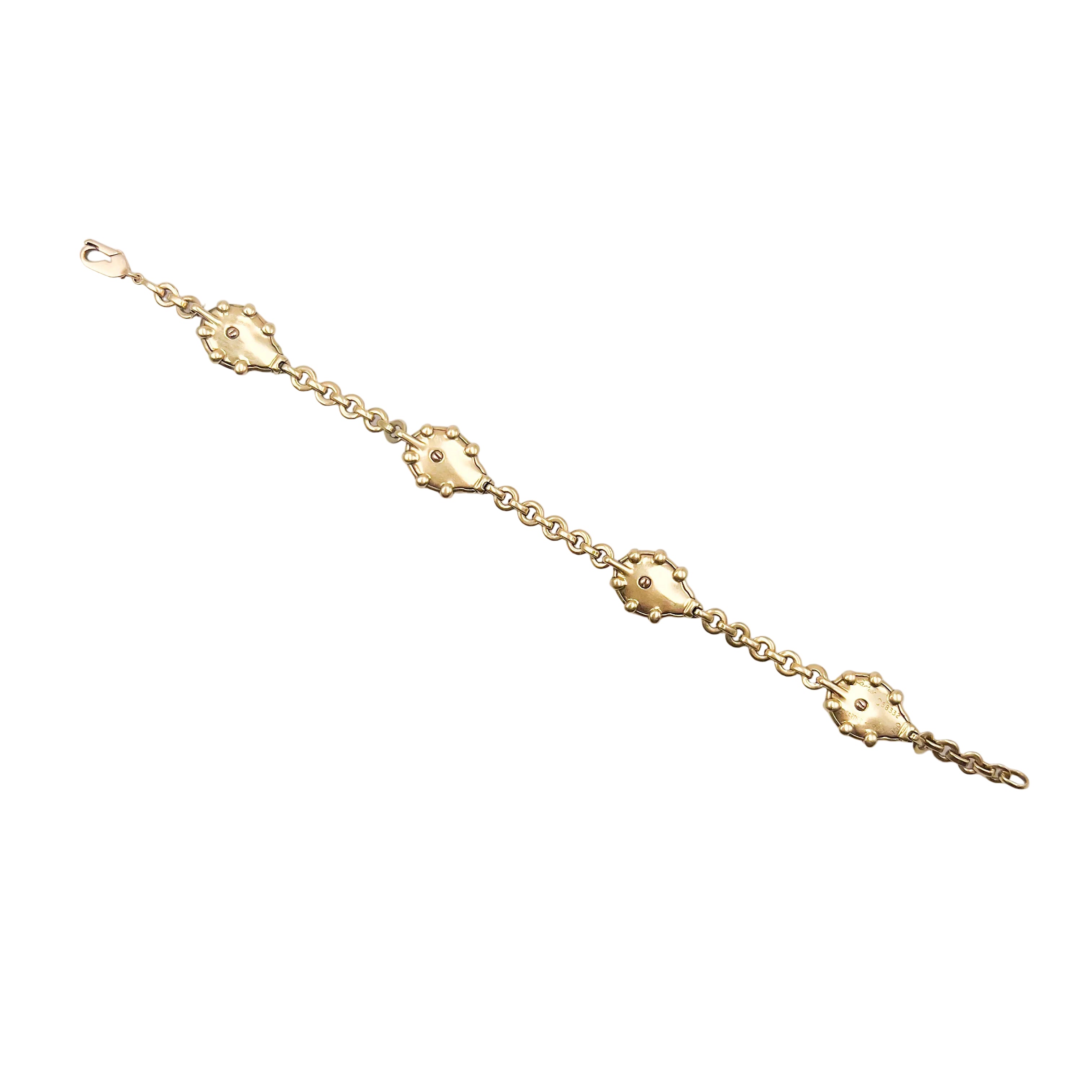 CARTIER "Ladybugs" Bracelet in yellow gold and Enamel