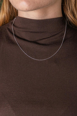 Balmain Forçat Link Necklace White gold