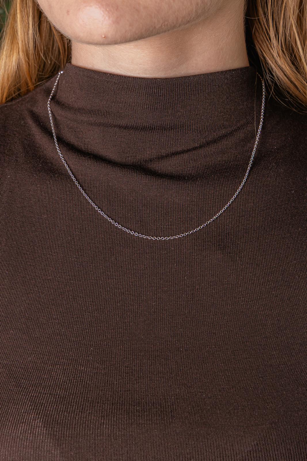 Balmain Forçat Link Necklace White gold