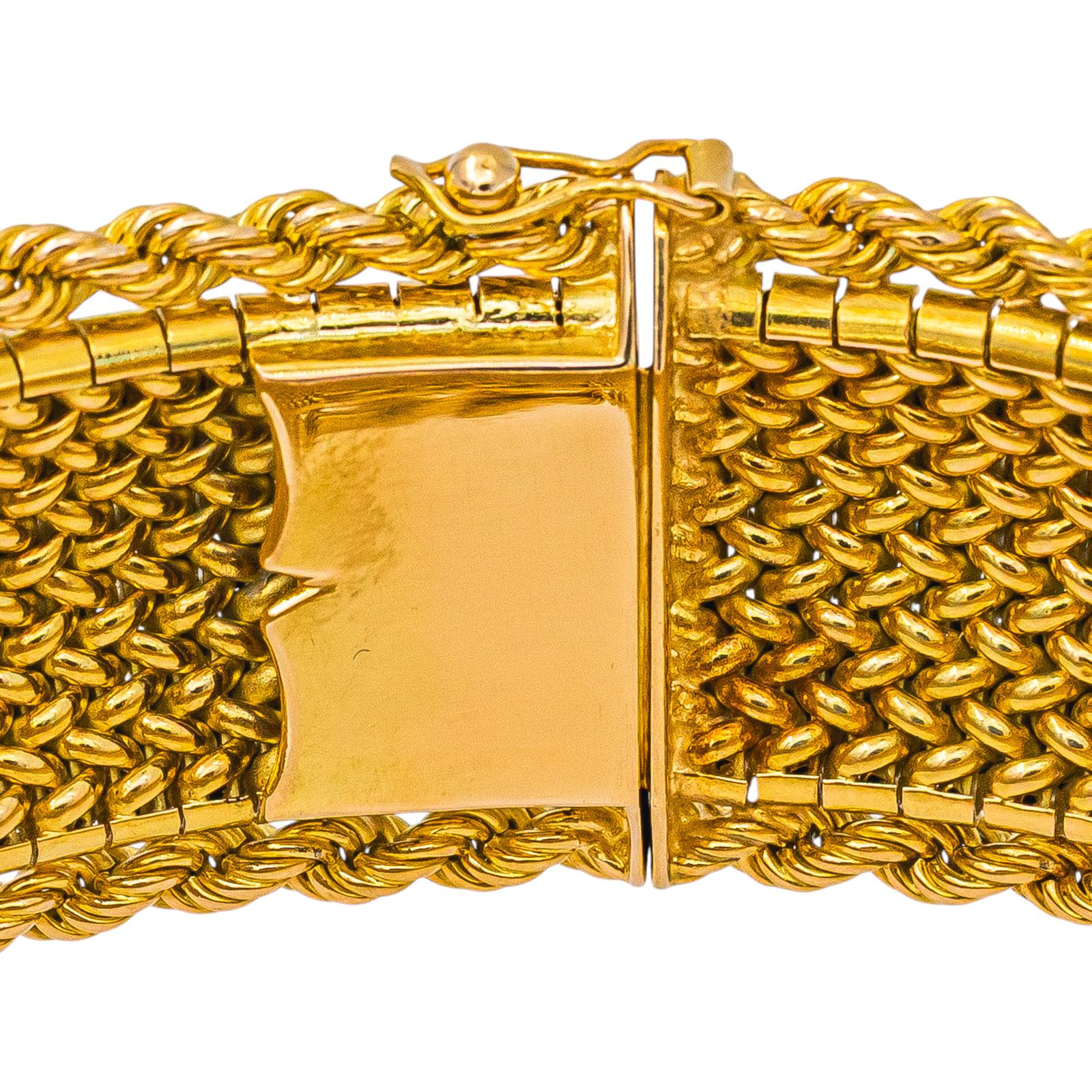 Bracelet Manchette Or jaune