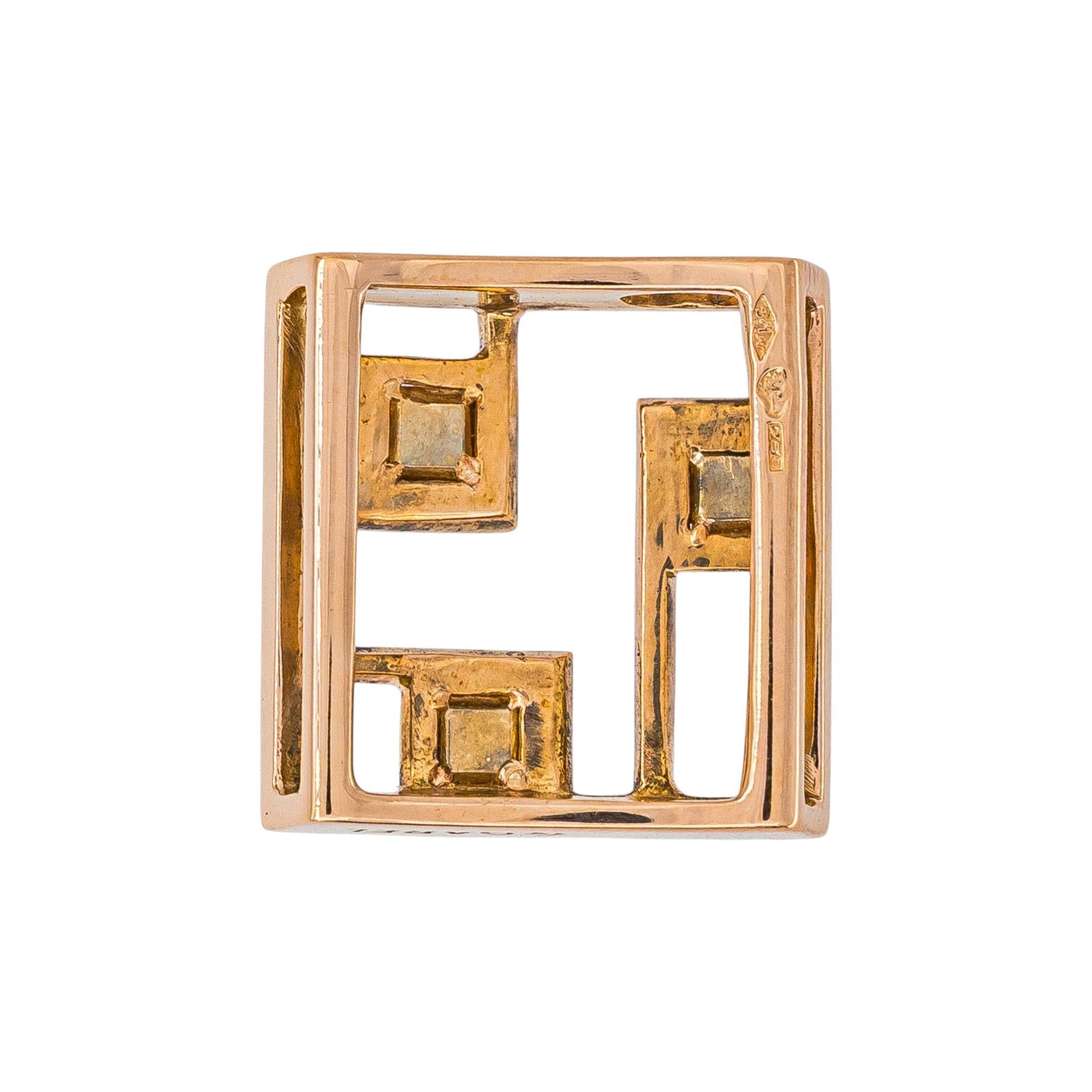 Garel Pendentif  Or rose Diamant