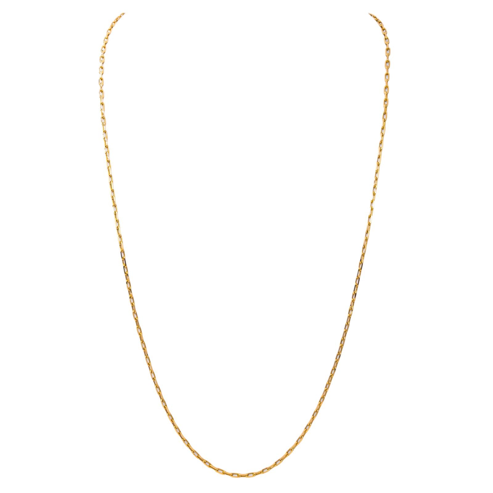 Yellow Gold Forçat Link Necklace
