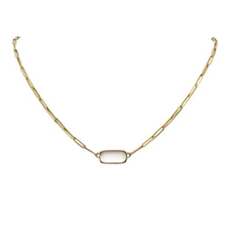 DINH VAN Yellow Gold Link Necklace
