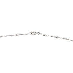 White gold Curb chain necklace
