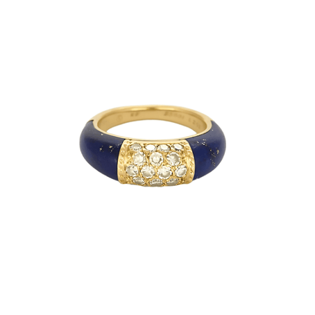 Van Cleef & Arpels "Philippine" Ring in yellow gold and Lapis lazuli