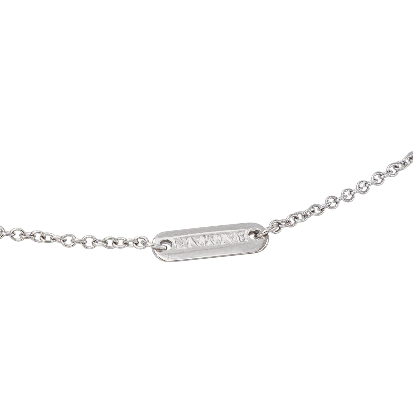 Balmain Forçat Link Necklace White gold