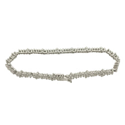 Bracelet Ligne en or blanc et diamants