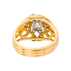 Retro White Gold Diamond Ring