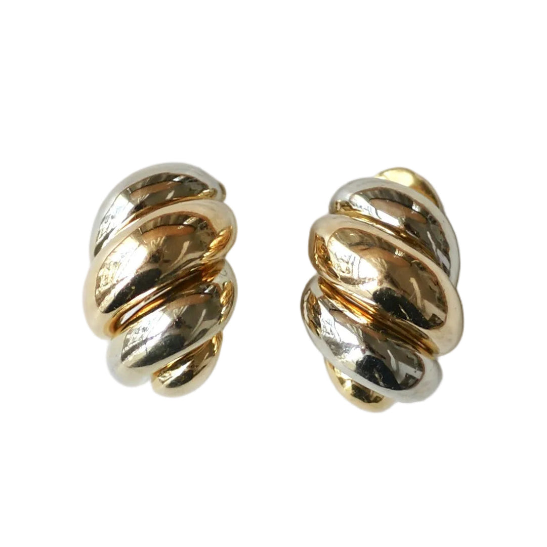 Clip Earrings VAN CLEEF & ARPELS in White gold and Yellow gold