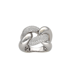White Gold and Diamond Ring