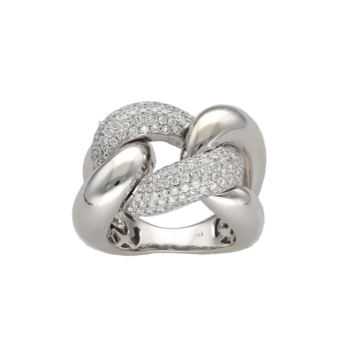White Gold and Diamond Ring