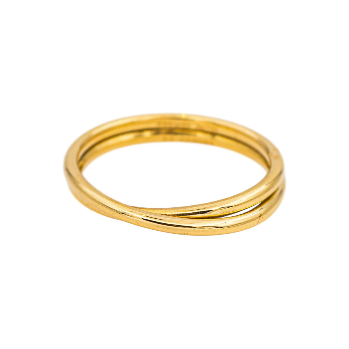 Bague Alliance HERMÈS en or jaune