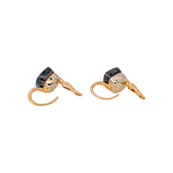 Pomelatto Nudo Earrings in Rose gold with Smoky quartz