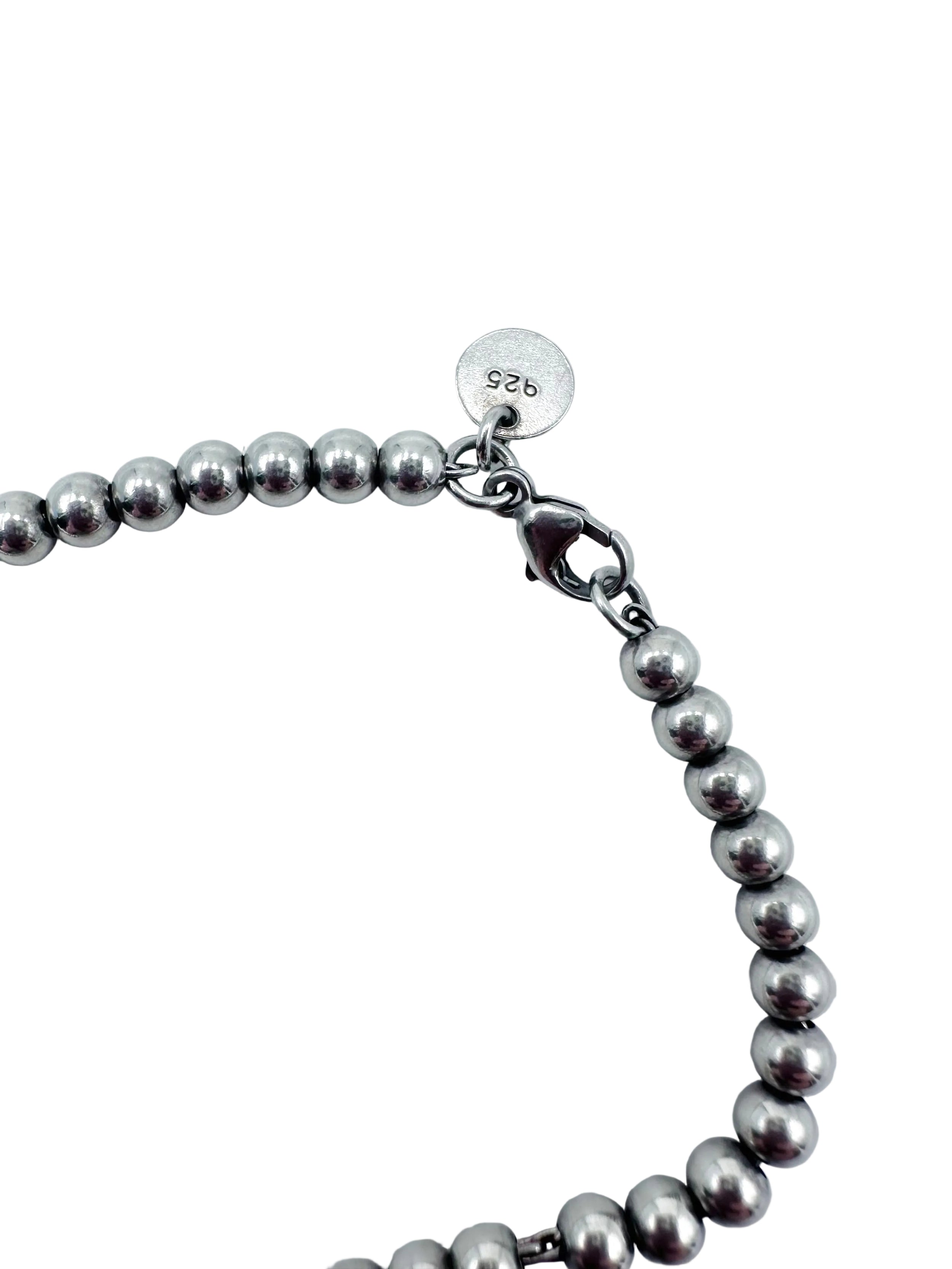 TIFFANY & CO. "Return to Tiffany" Silver Pearl Bracelet