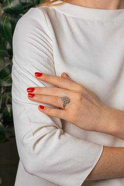 Bague Or blanc Diamant