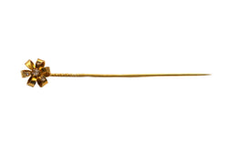 Yellow Gold and Diamond Tie Pin