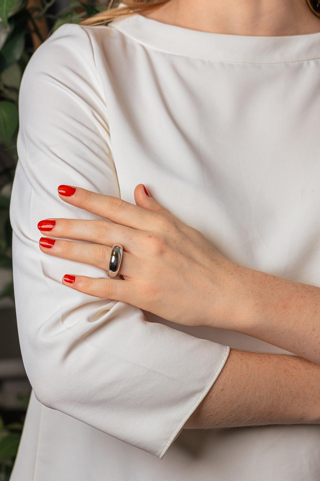 Chaumet Bague Jonc  Or blanc