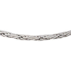 White Gold Link Necklace