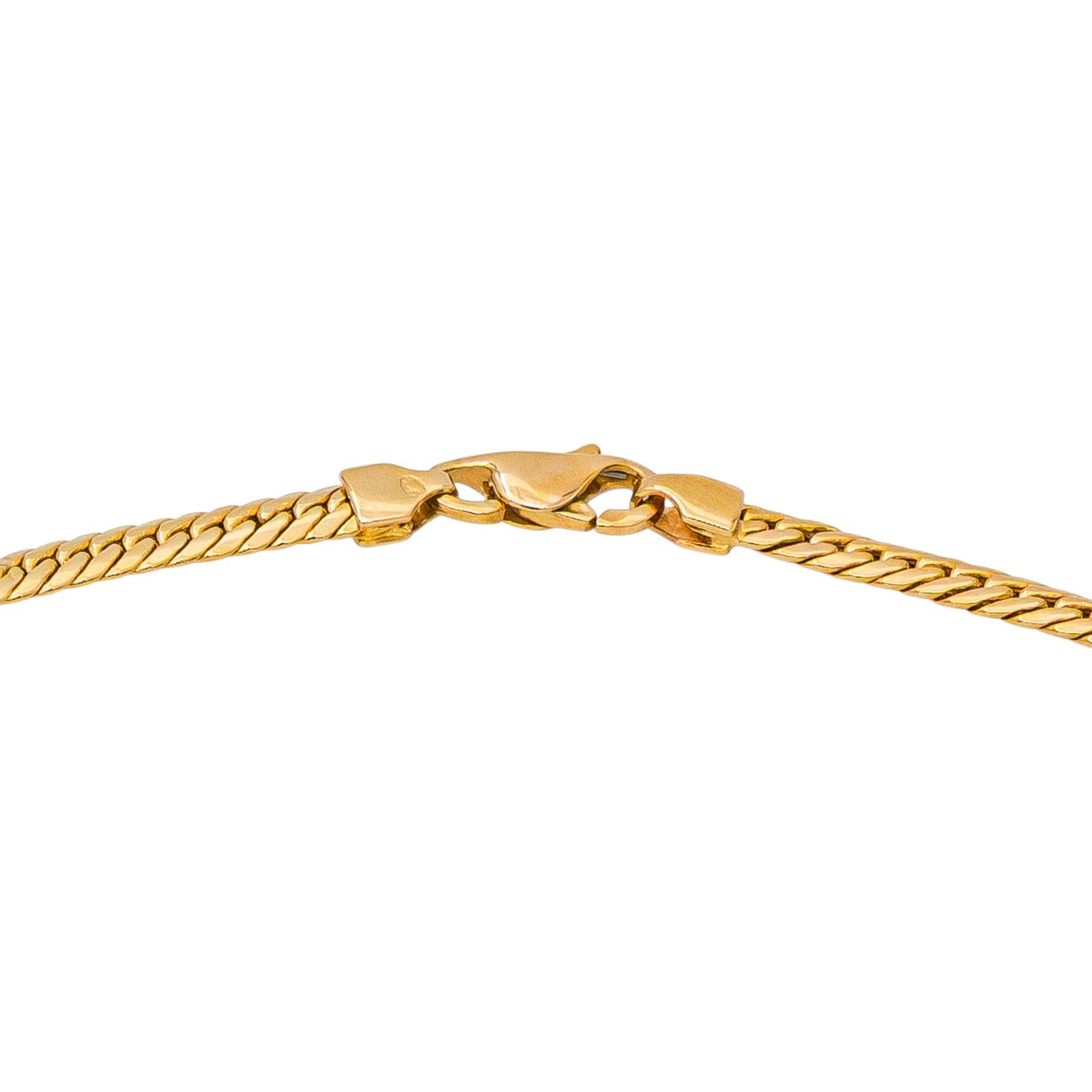 Collier Maille anglaise Or jaune
