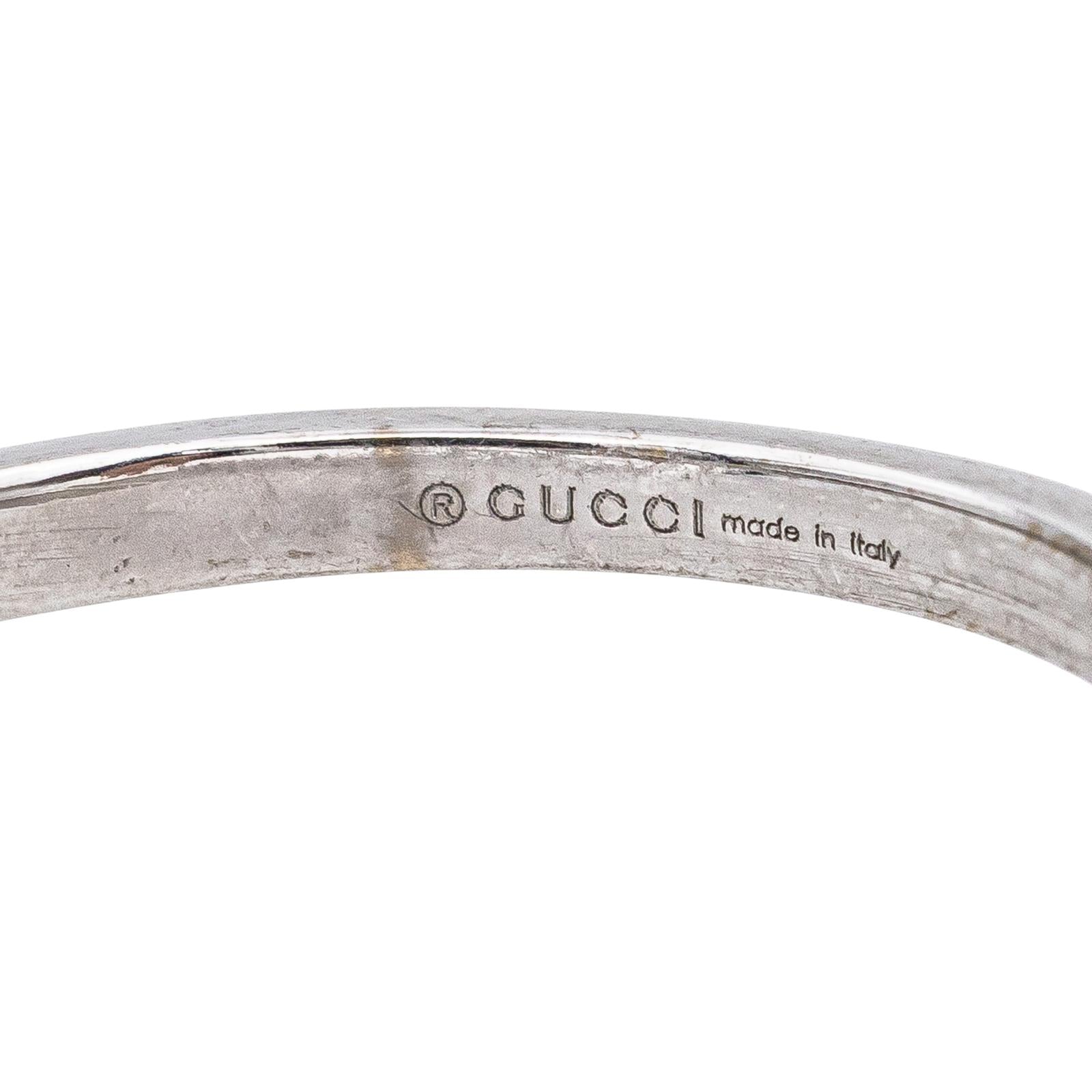Gucci GG Running Ring in White gold