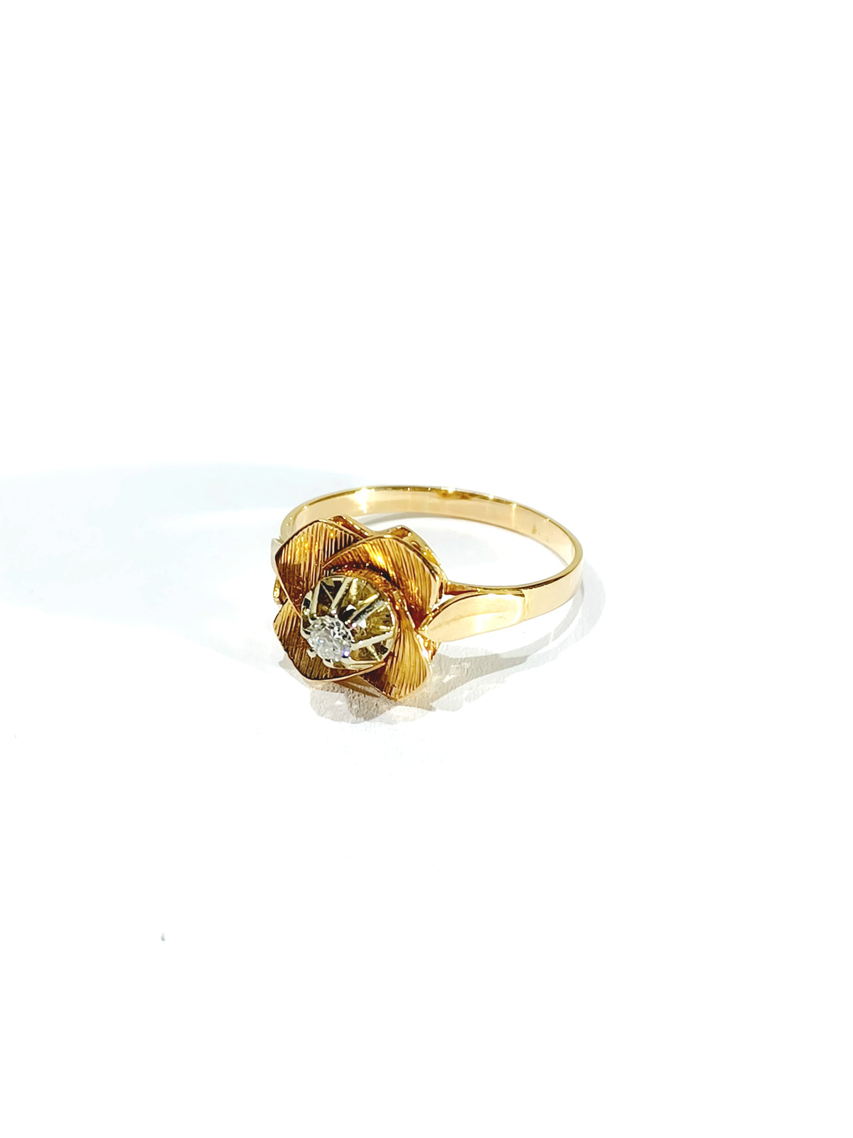 Rose gold and Diamond Ring
