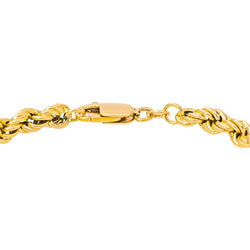 Yellow Gold Rope-Link Bracelet