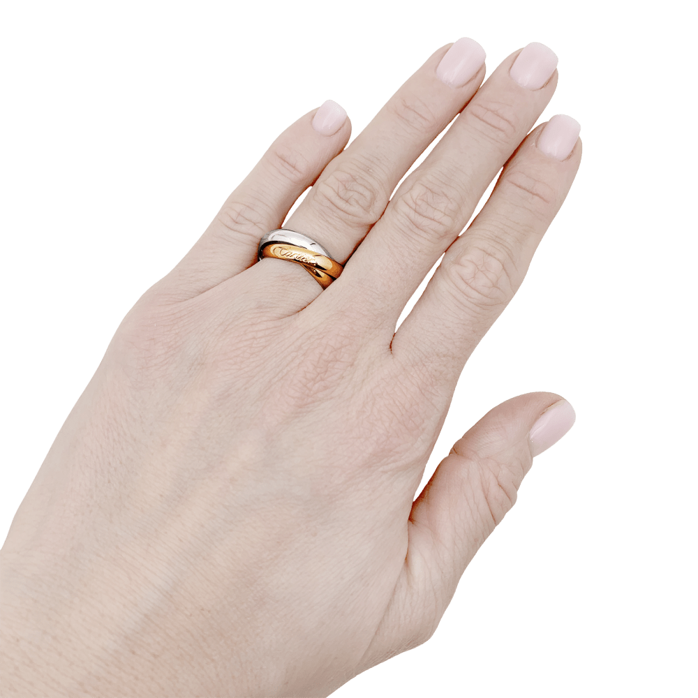 Ring Cartier, "Trinity", 3-tone gold.
