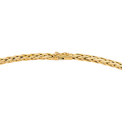 Collier Maille palmier Or jaune