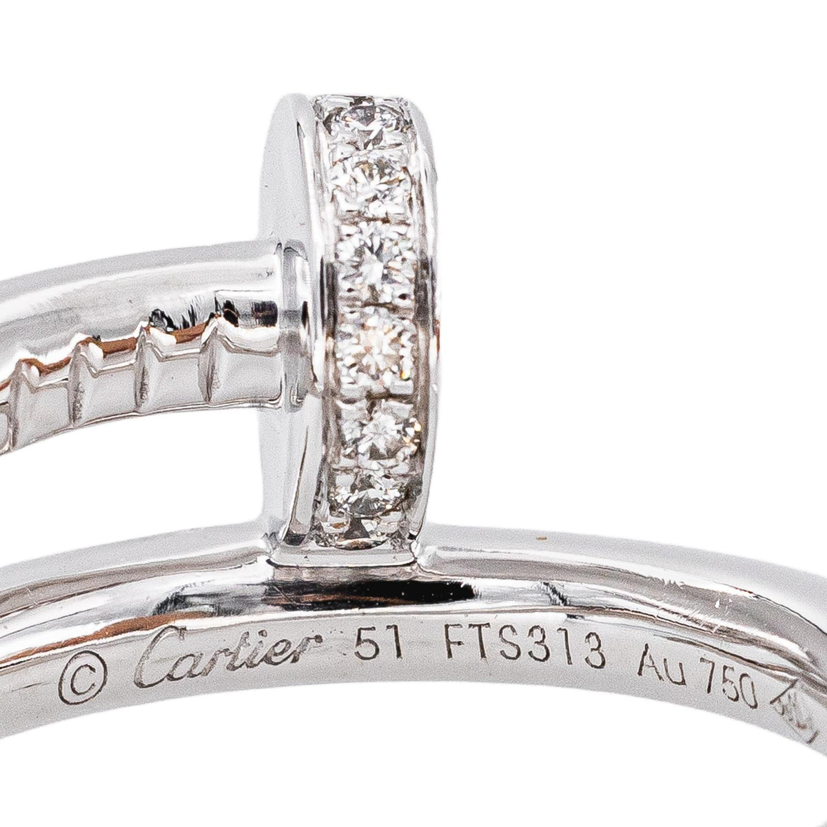 Cartier Bague Juste un clou Or blanc Diamant
