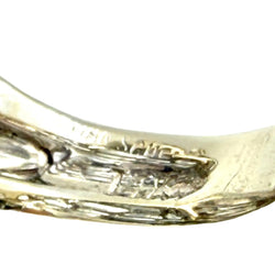 SEAMAN SCHEPPS "Bubbles" Cocktail Ring in white gold, sapphires, and diamonds