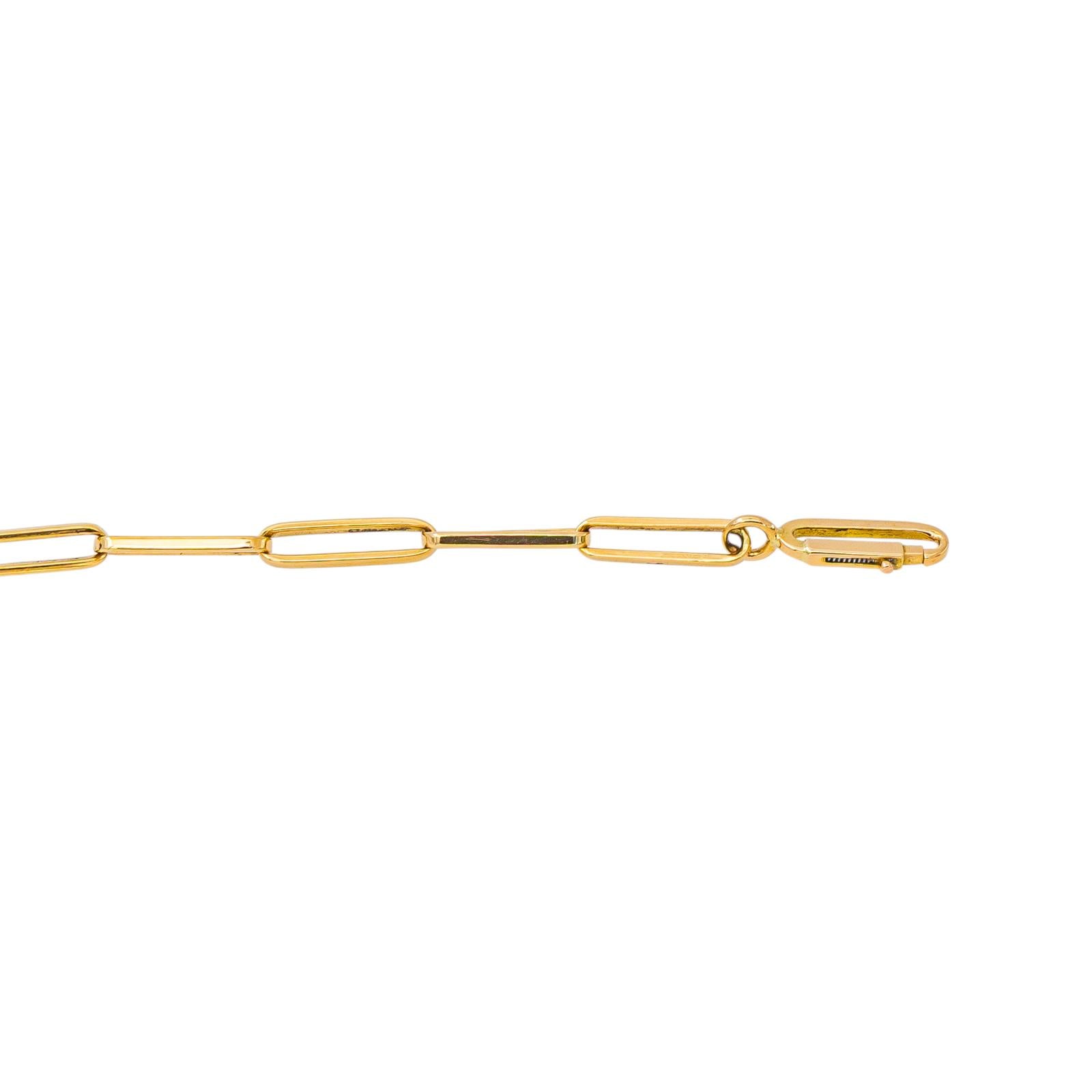 Yellow Gold Forçat Link Necklace