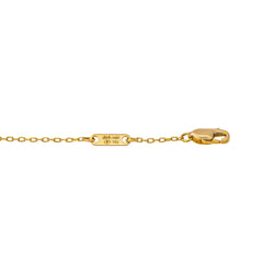 Dinh Van Necklace with '70s-Style Pendant in Yellow gold