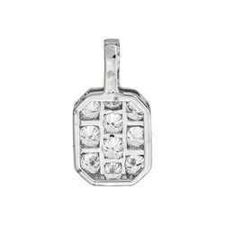 Pendentif  Or blanc  Diamant