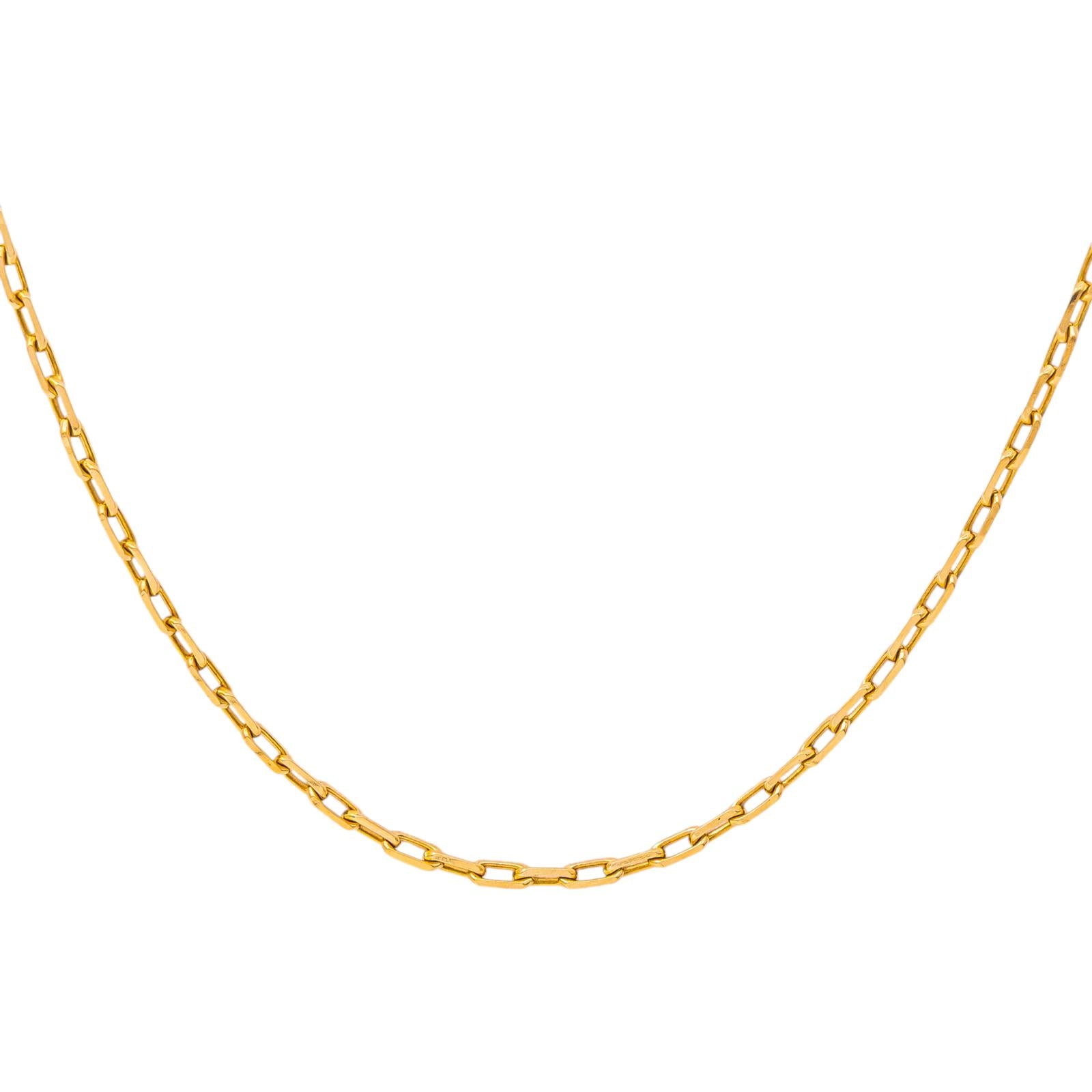 Yellow Gold Forçat Link Necklace