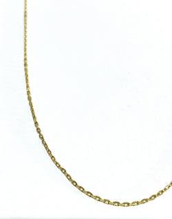 Yellow gold Forçat-link chain