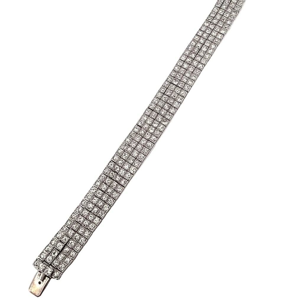 Bracelet Ligne S.J PHILLIPS LTD. in Platinum and Diamonds