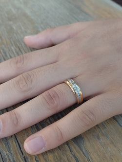 Yellow Gold and Diamond Ring