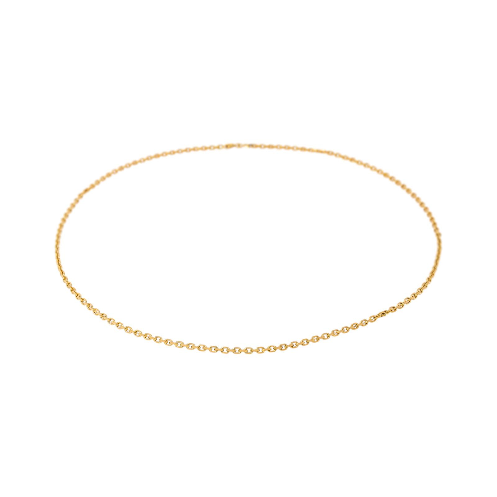 Yellow Gold Forçat Link Necklace