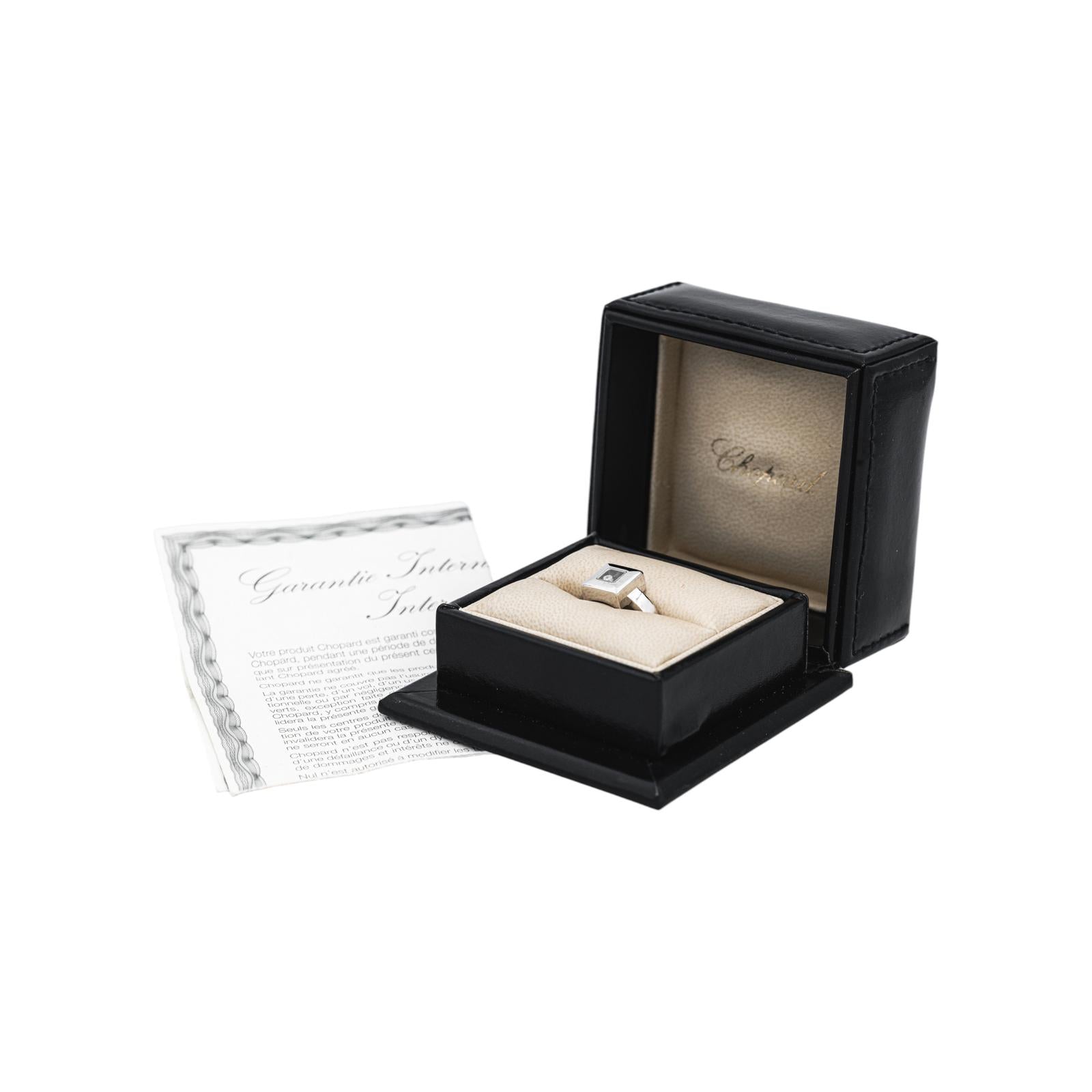Chopard Bague  Or blanc Diamant