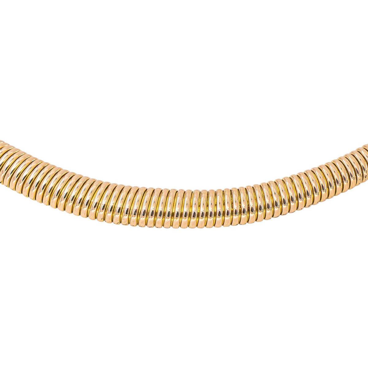 Collier maille Tubogas Or rose