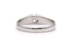 Bague Solitaire en or blanc et diamant