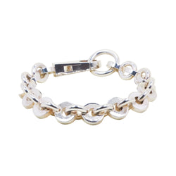 HERMÈS "Voltige" Silver Link Bracelet