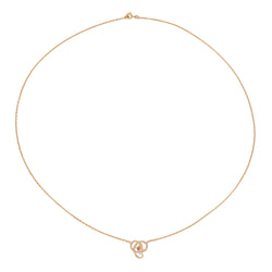 Yellow Gold and Ruby Pendant Necklace