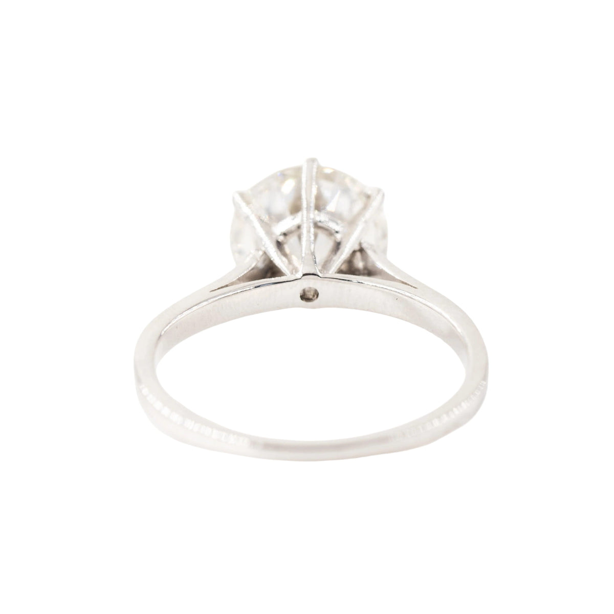 White gold, Platinum and Diamond Solitaire Ring