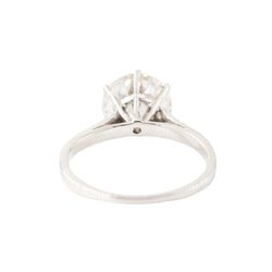 White gold, Platinum and Diamond Solitaire Ring