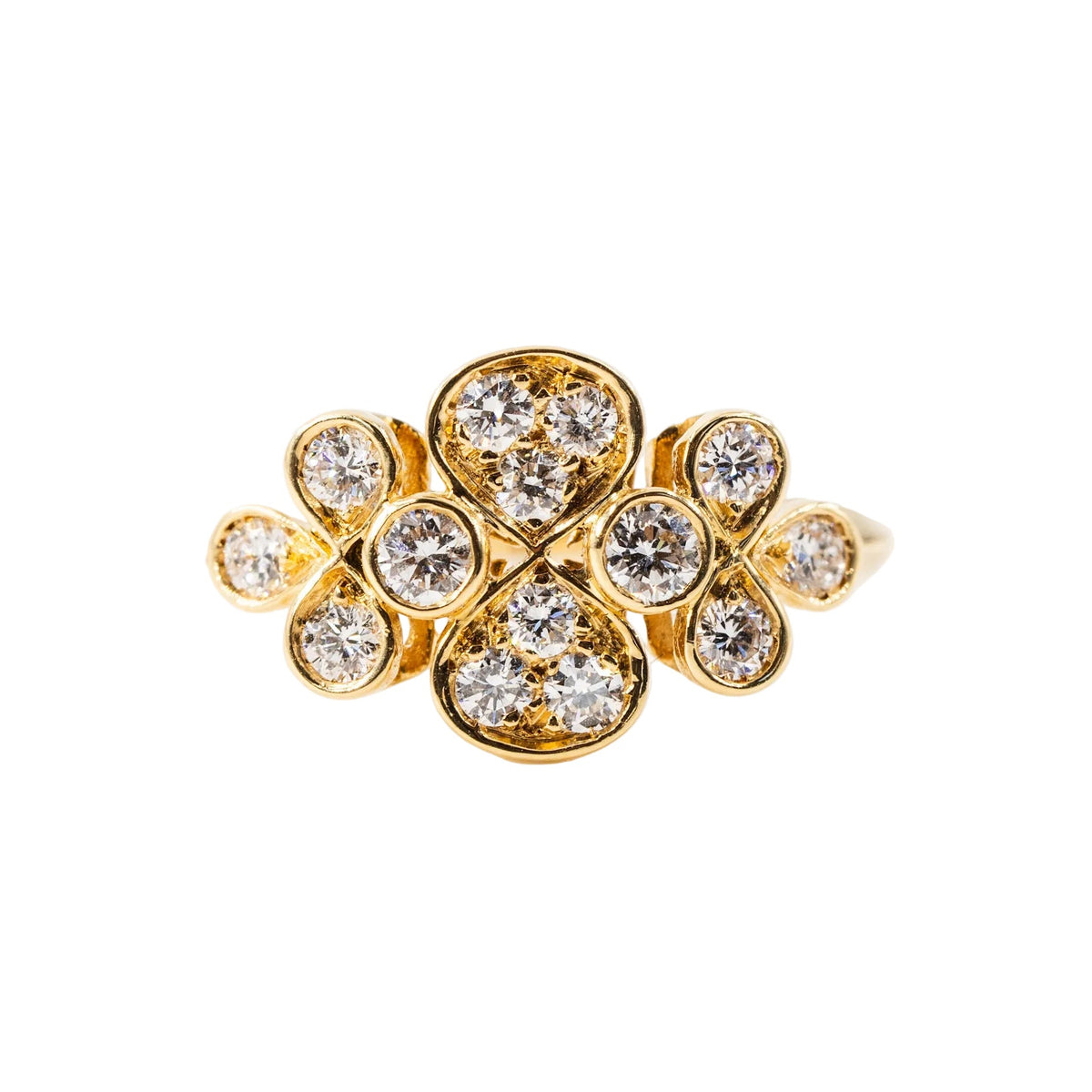 CARTIER ring in yellow gold and diamonds