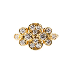 CARTIER ring in yellow gold and diamonds