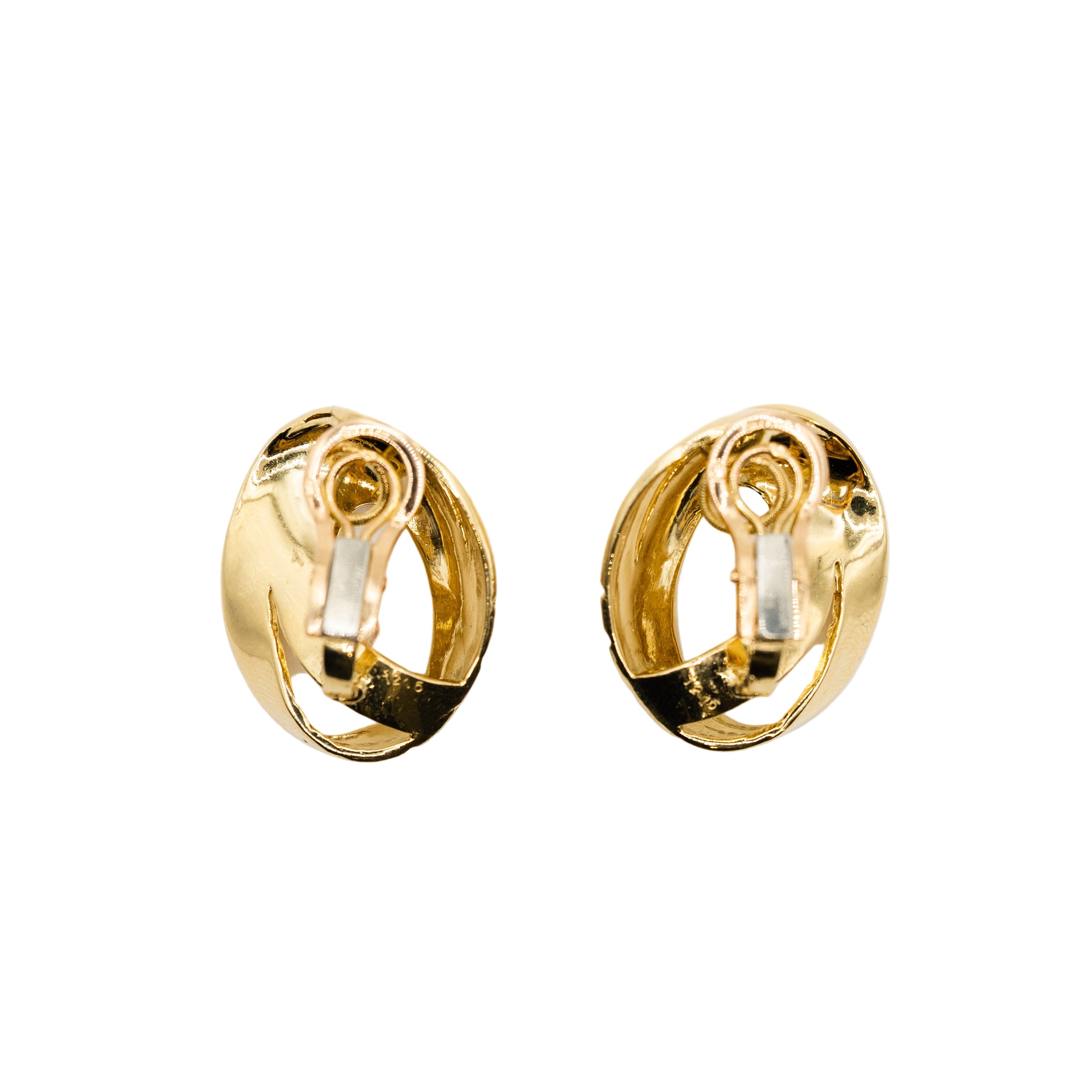 Boucles d'oreilles clip MAUBOUSSIN en or jaune